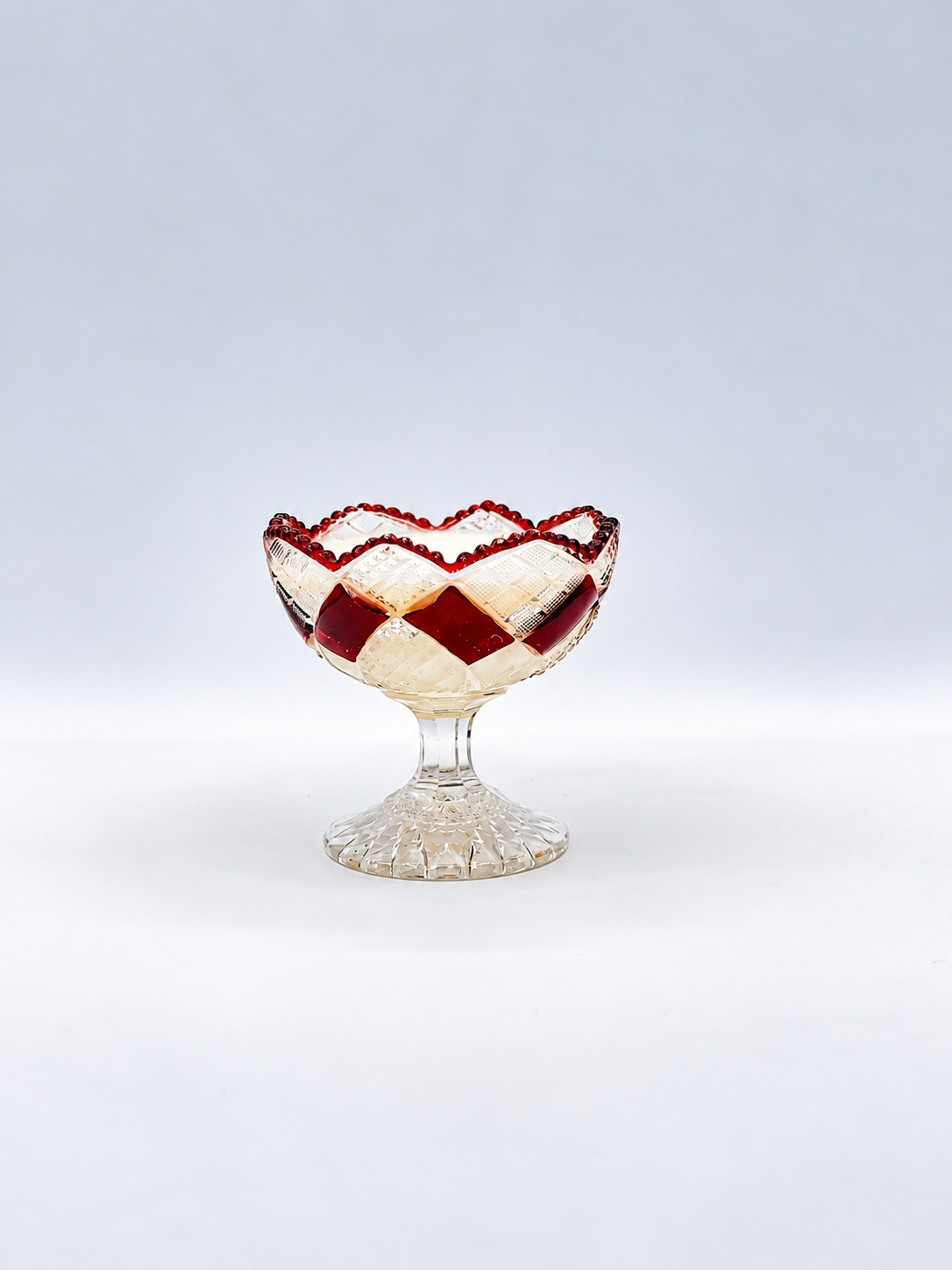 Filigree No. 15 - Ruby Flash Compote