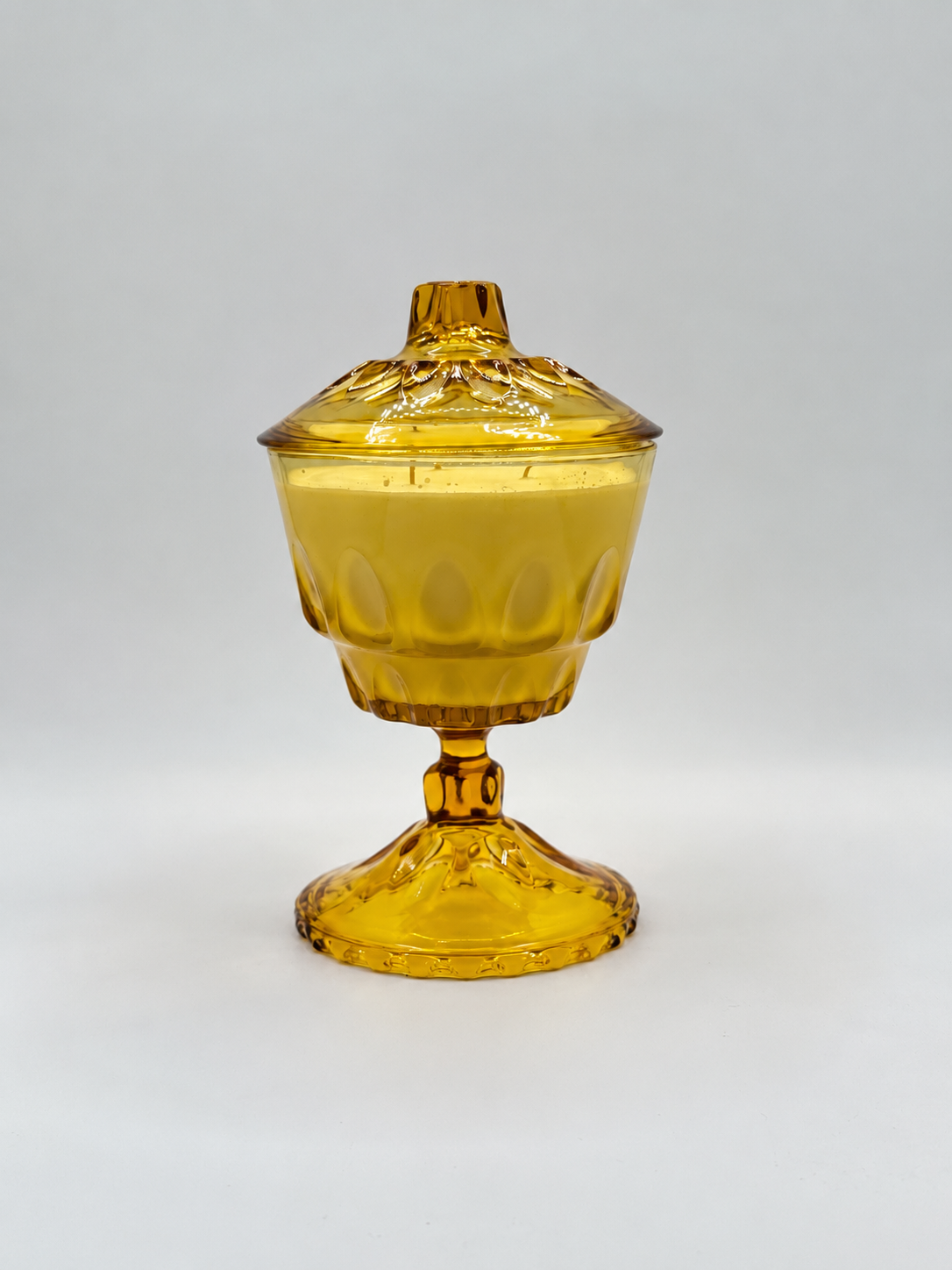 Filigree No. 14 - Hazel Atlas Thumbprint Pedestal