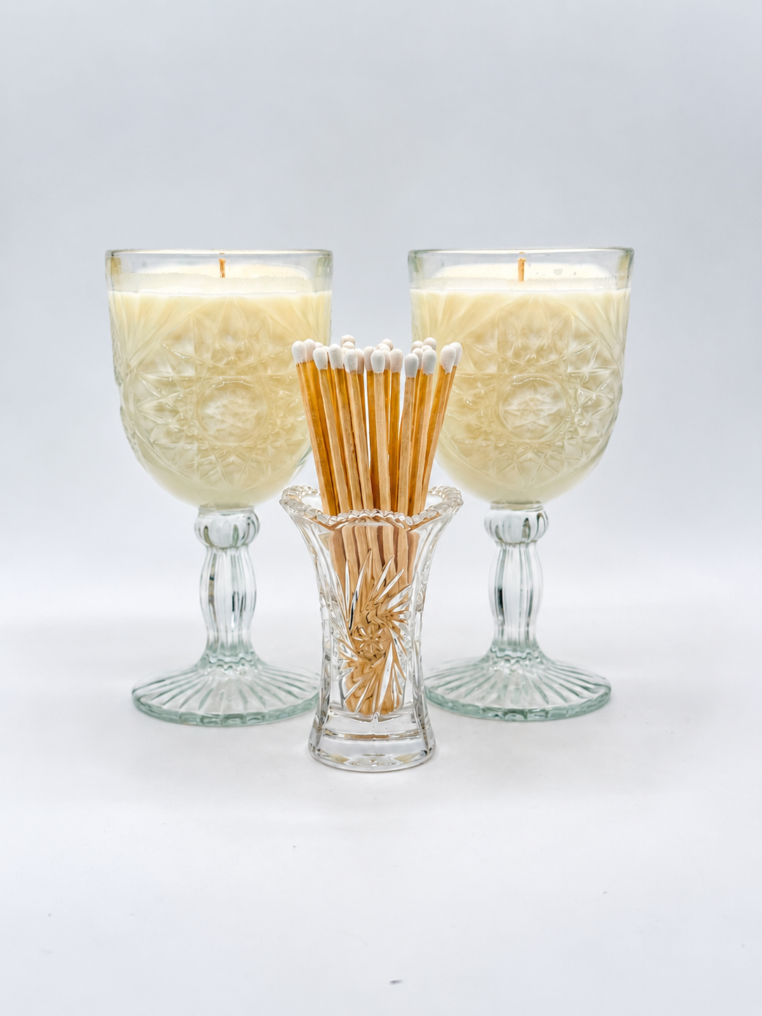 Ensemble No. 3 - Starburst & Hobstar Goblets