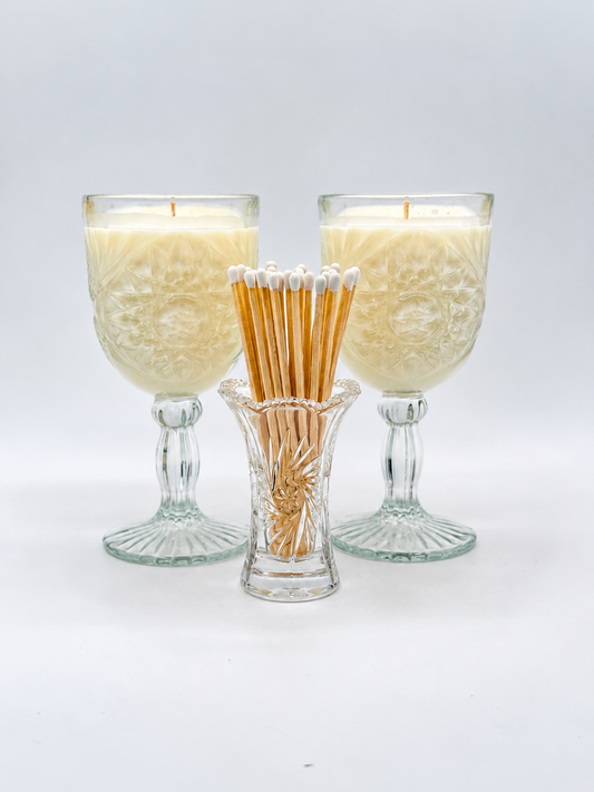 Ensemble No. 3 - Starburst & Hobstar Goblets
