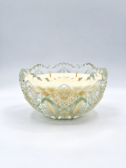 Filigree No. 27 - Hobstar and Arches Serving Bowl
