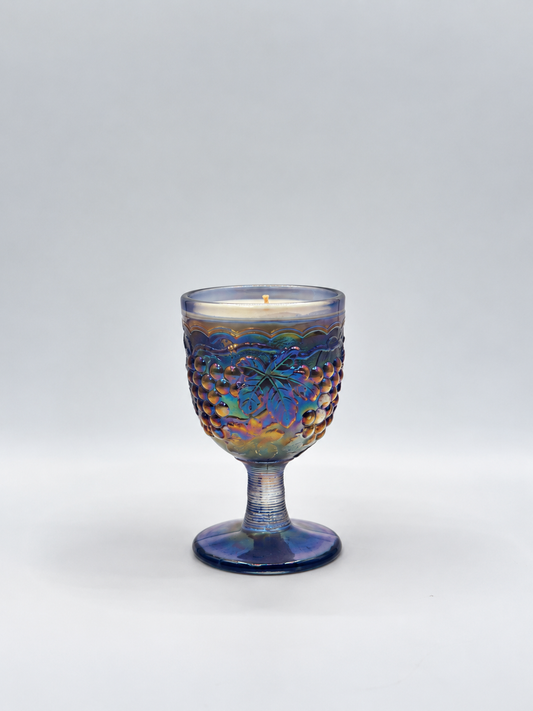 Soiree No. 5 - Grape & Leaf Goblet